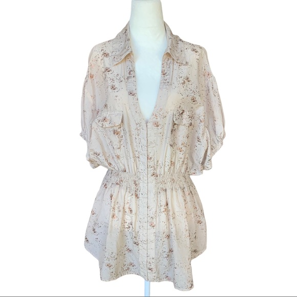 torrid Tops - Torrid Semi Sheer Short Sleeve Blouse